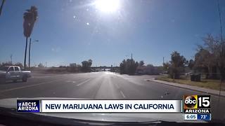 New marijuana laws take effect next week in California