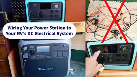 Hooking up a portable power station to your RVs electrical system