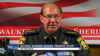 Acting Sheriff makes traffic stop