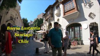 Barrio Lastarria in Santiago, Chile