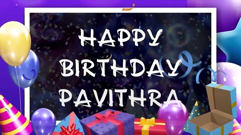Wish you a very Happy Birthday Pavithra