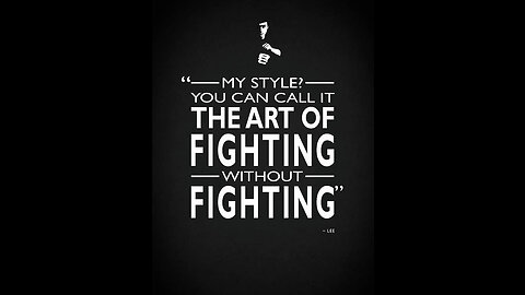 Fighting without fighting