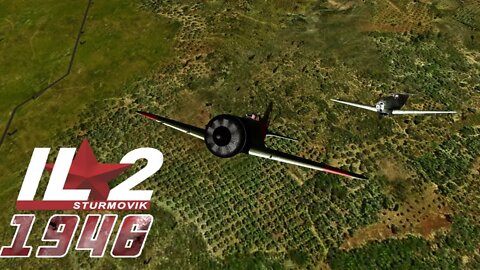 Bf-109 B Vs. I-16 Type-5 | 1V1 Gunfight | Spanish Civil War | IL-2 1946 |