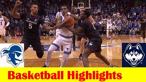 #5 UConn vs Seton Hall Basketball Game Highlights 12 20 2023