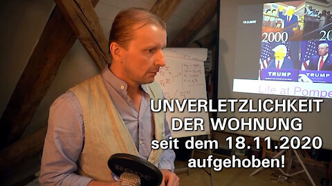 STÜRMUNG DER WOHNUNG EINES HEILPRAKTIKERS.