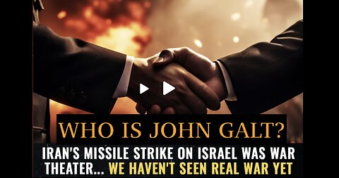Mike Adams HRR W/ Iran's missile strike on Israel was WAR THEATER...TY JGANON, SGANON