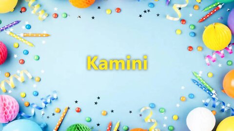 Happy Birthday to Kamini - Birthday Wish From Birthday Bash