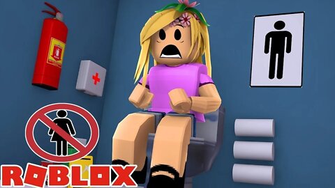 Peeing In Roblox Bathroom LIKE A GIRL