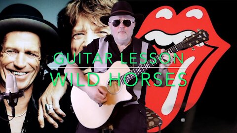 Wild Horses Guitar lesson