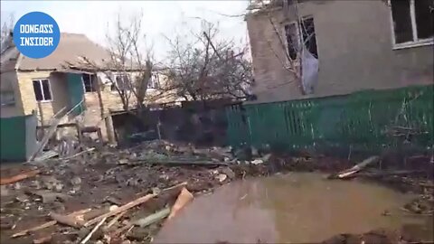 Cinq maisons endommagées à Zaïtsevo par les tirs de l'armée ukrainienne - 18 février 2020