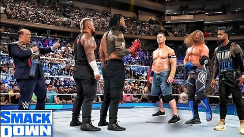 Roman Reigns And Solo Vs Cena And Styles At SmackDown | WWE SmackDown Highlights Today Part 1