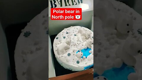 Baked with love #polarbear #northpole #birthday #cake #bithdaycelebration #madrid #spain #travel