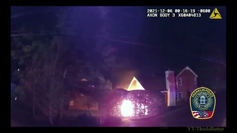 Franklin Police bodycam footage from overnight fire