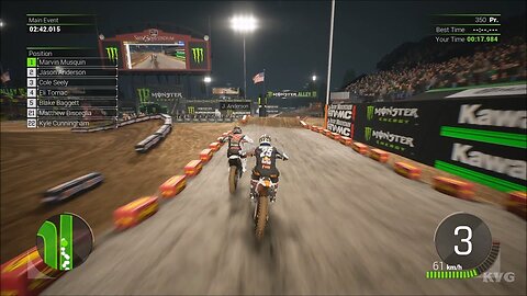 KTM 250 SX-F - Sam Boyd Stadium, Las Vegas - Monster Energy Supercross 2 GamePlay