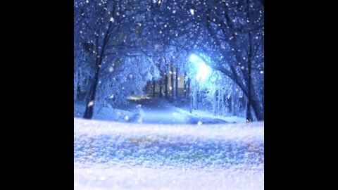Winter, Snowfall, Relaxing snow background