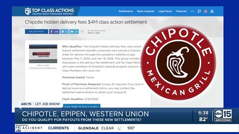 Chipotle, Epipen, Western Union