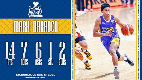Mark Barroca Highlights [Magnolia vs San Miguel Finals G4 | Feb. 9, 2024]