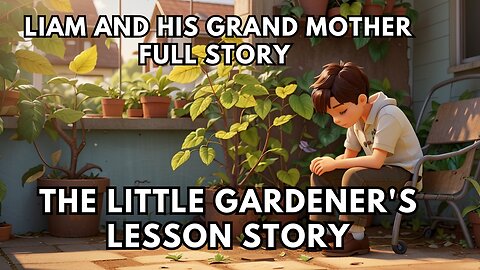 The Little Gardener's Lesson | children stories #animation #anime