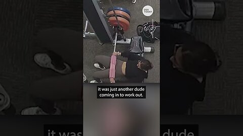 Brave woman fights off male attacker while alone at gym #Shorts