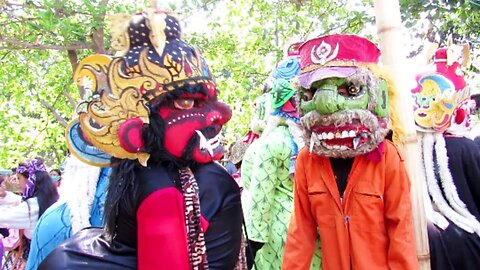 Indonesian Tradition Reog Buto West java