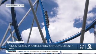 Kings Island promises a big announcement Wednesday