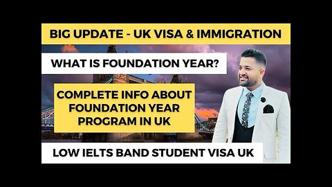 Foundation year program in UK | Language test for Foundation year program Urdu/Hindi | UK Study Visa