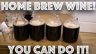 How To: Home Brewing Wine ~ Home Fermenting Wine ~ Make Your Own Wine