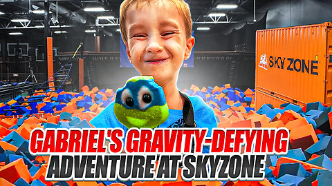 Thrilling Adventures: Gabriel's Gravity-Defying Feat at Skyzone!