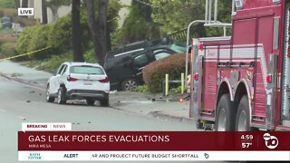 SDFD: Gas leak prompts evacuations in Mira Mesa