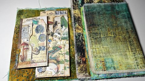 Fabric Cover Frog Journal Part #1