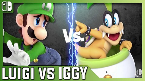 Super Smash Bros Ultimate Battles Luigi VS Iggy 4K HD 60FPS