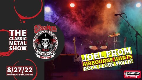 CMS 8/27/22 HIGHLIGHT | Joel From Airbourne Wants Small Clubs Saved!