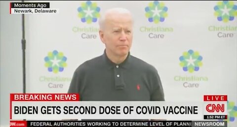 Old, Tired Biden Struggles to Answer Question From Reporter After 2nd Dose of Covid Vaccine!