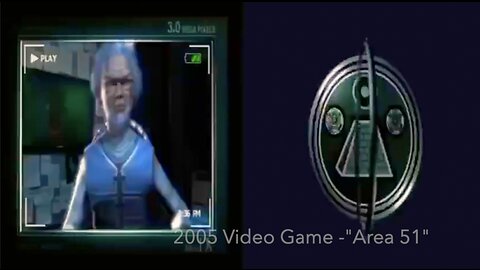 "AREA 51" 2005 Video Game - Predictive Programming