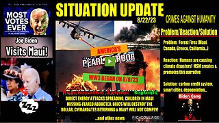 SITUATION UPDATE 8/22/23 (Related info and links in description)