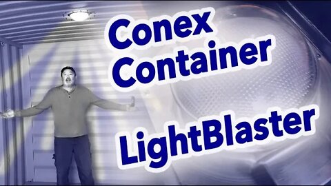 Solar LightBlaster for Conex Containers by SolarBlaster