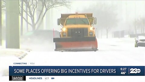 U.S. cities face shortage of snowplow drivers