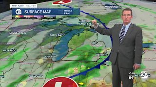 More rain through Friday