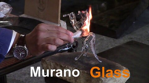 Making a Glass Horse by Hand - Murano Venice Glass