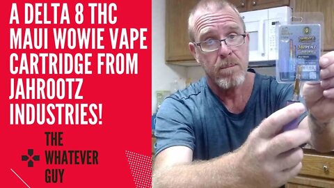 A Delta 8 THC Maui Wowie Vape Cartridge from Jahrootz Industries!