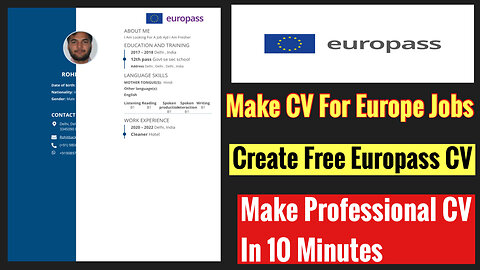 How To Make Europass CV