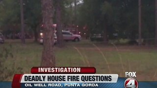 State Fire Marshal investigates deadly house fire in Charlotte County
