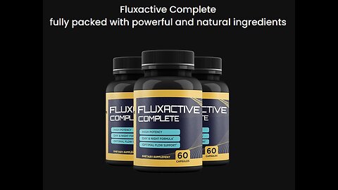 14-in-1 crucial prostate health solution called Fluxactive Complete
