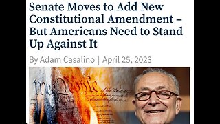 Senate Moves to Add New Constitutional Amendment - But Americans Need to Stand Up Against It [READ]