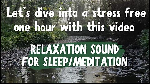 let's into a stress free 1 hour of Relaxing Meditation/Sleeping Sounds with Ih's audios