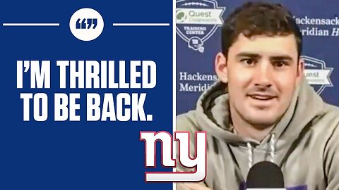 Daniel Jones THRILLED to sign new contract with Giants [FULL PRESS CONFERENCE] | CBS Sports