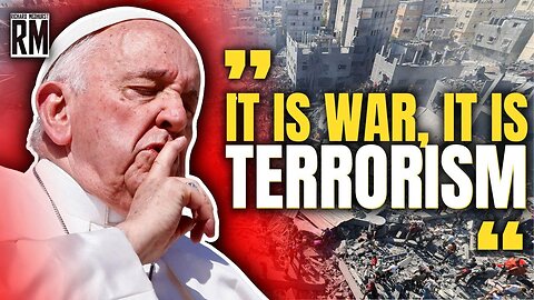 "Terrorism": Pope Calls Out Israel For Murdering Christians in Gaza