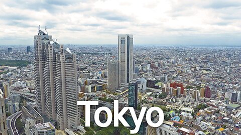 "Mesmerizing Tokyo Cityscape from Above | Aerial Drone Footage"