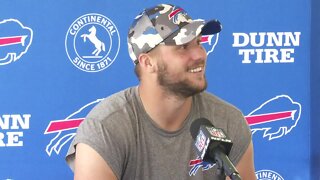 Training Camp update: Buffalo Bills QB Josh Allen speaks at the final day of camp