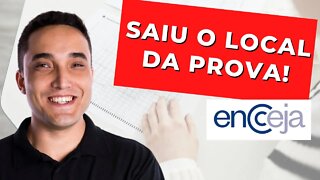 SAIU O LOCAL DA PROVA DO ENCCEJA 2022!